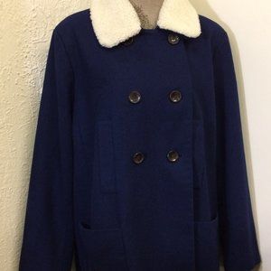 OLD NAVY Ladies Lined Longish Pea-coat XL